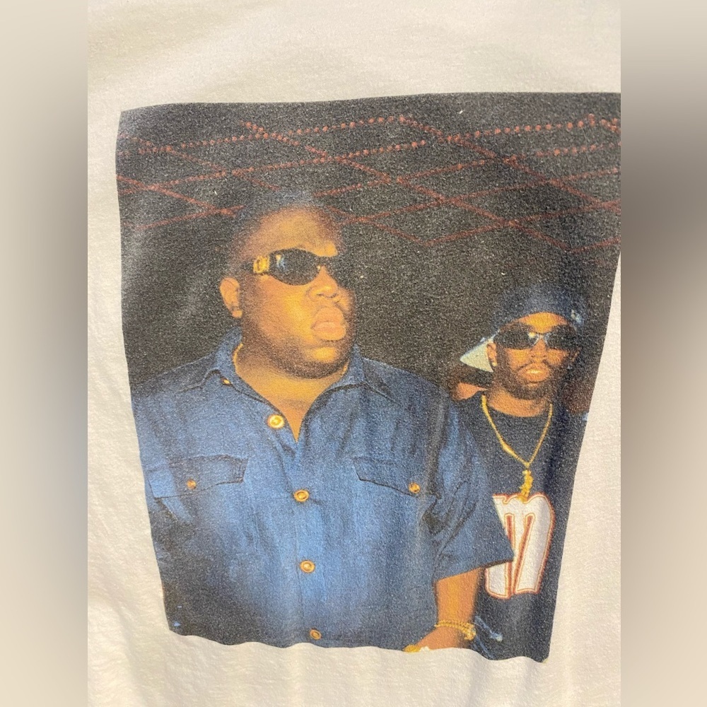 The Notorious B.I.G and Puff Daddy Black Men's Graphic Tee T-Shirt